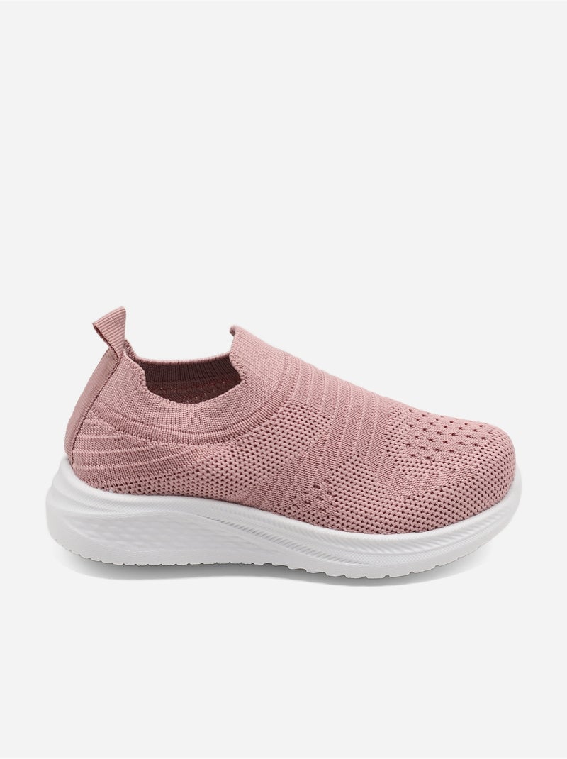 Baskets Bébé à enfiler Rose - Kiabi