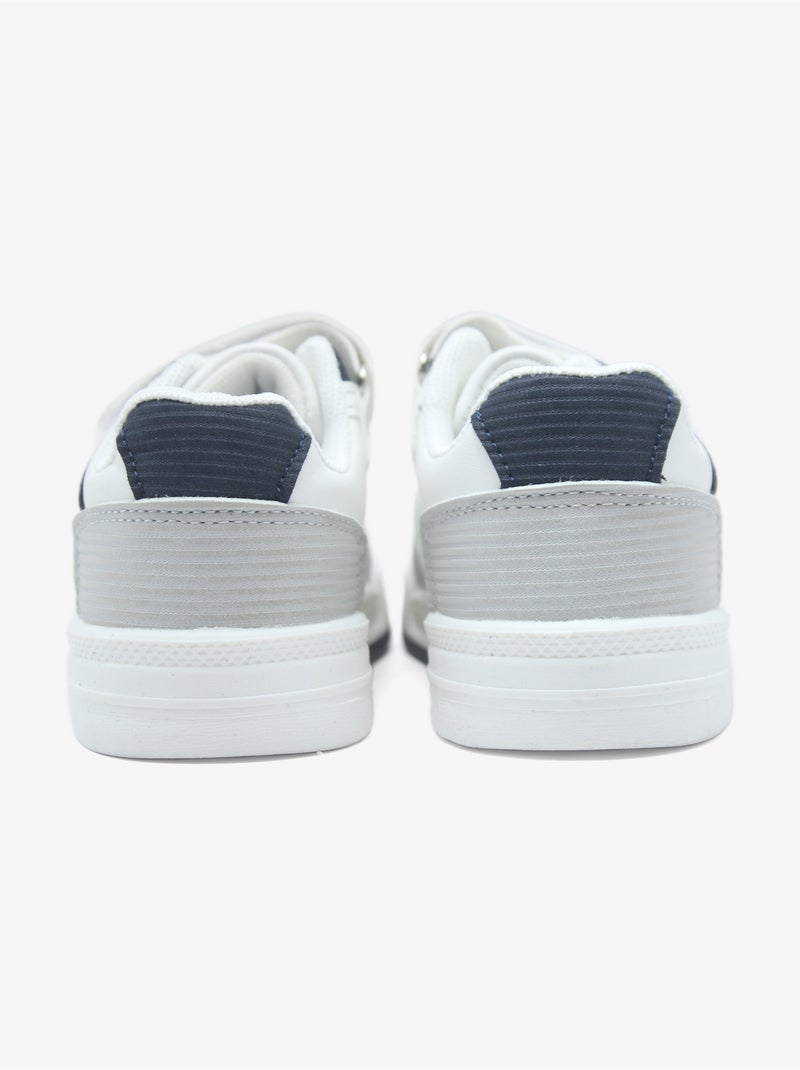 Baskets Bébé à scratch Gris - Kiabi