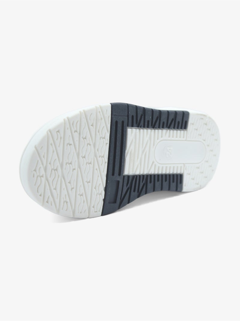 Baskets Bébé à scratch Gris - Kiabi