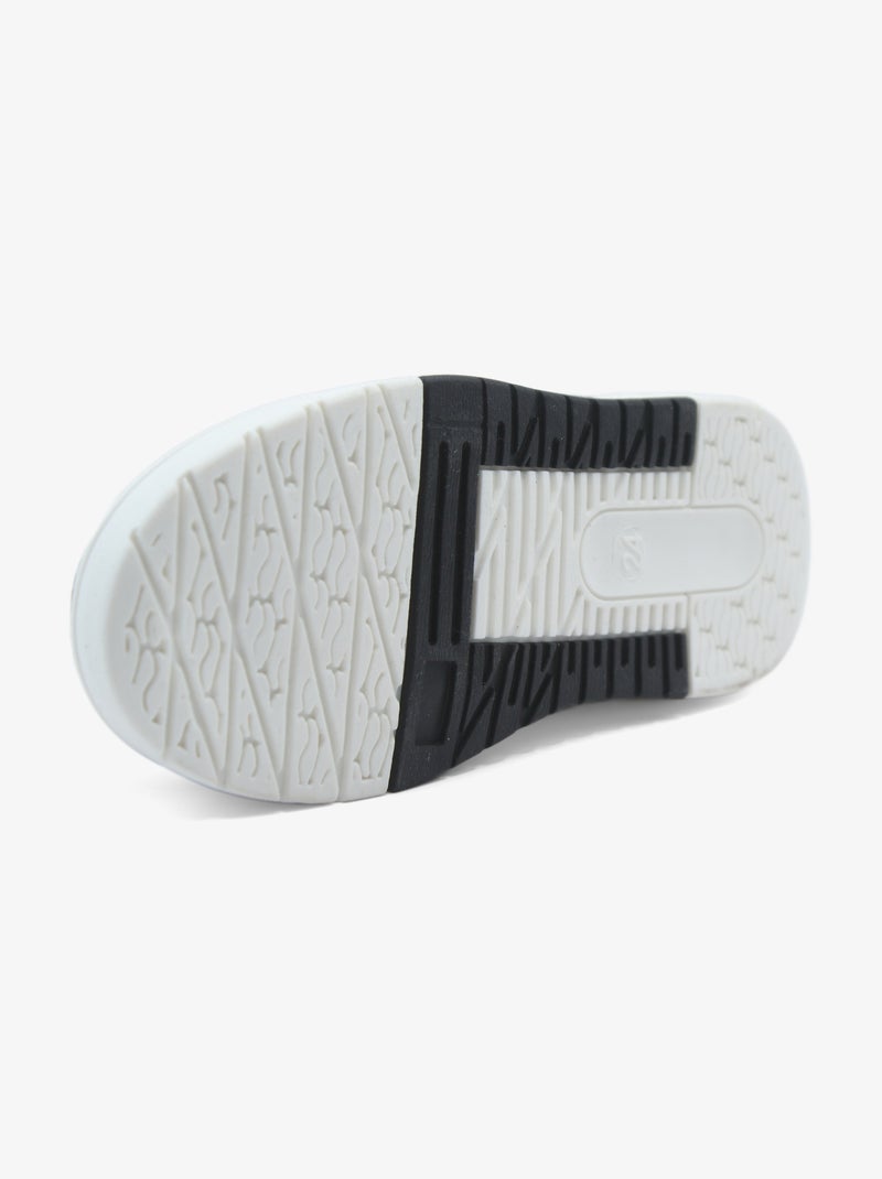 Baskets Bébé à scratch Noir - Kiabi