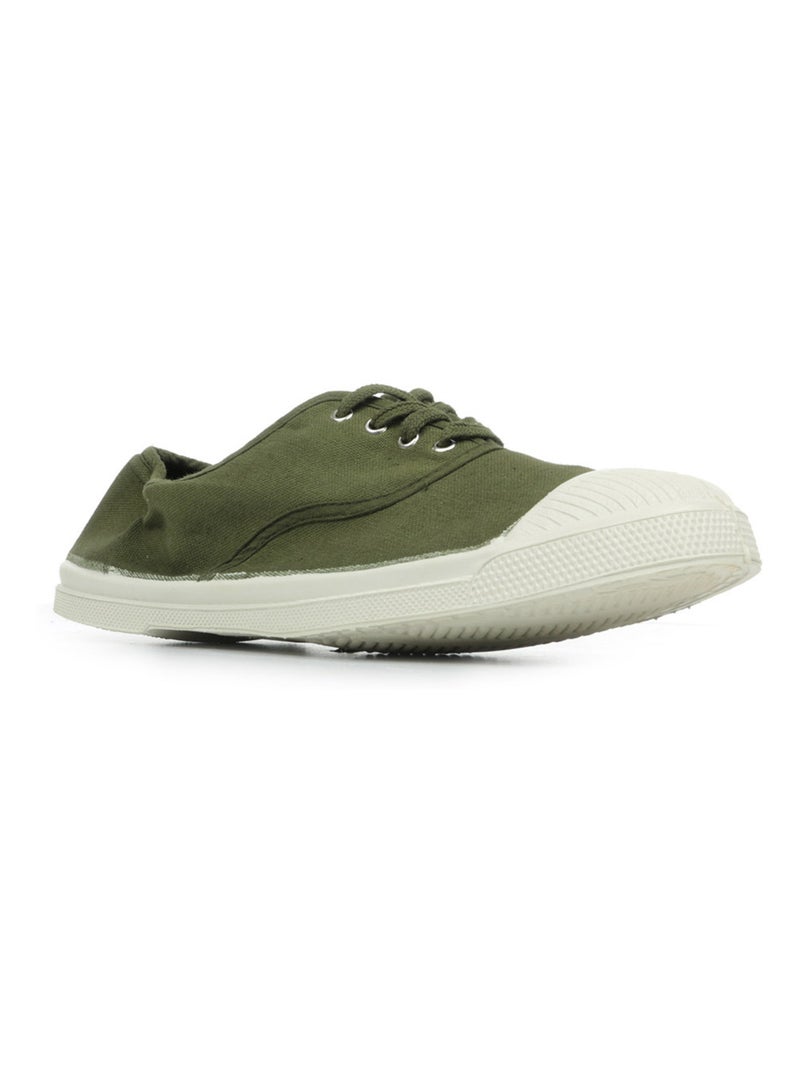 Baskets Bensimon Lacet Vert olive - Kiabi
