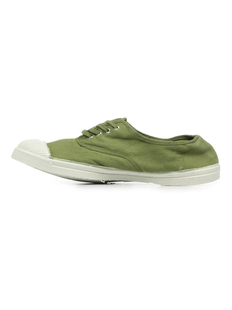 Baskets Bensimon Lacet Vert olive - Kiabi
