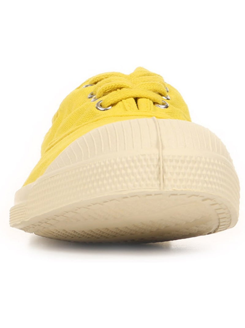 Baskets Bensimon Tennis Lacet Jaune - Kiabi