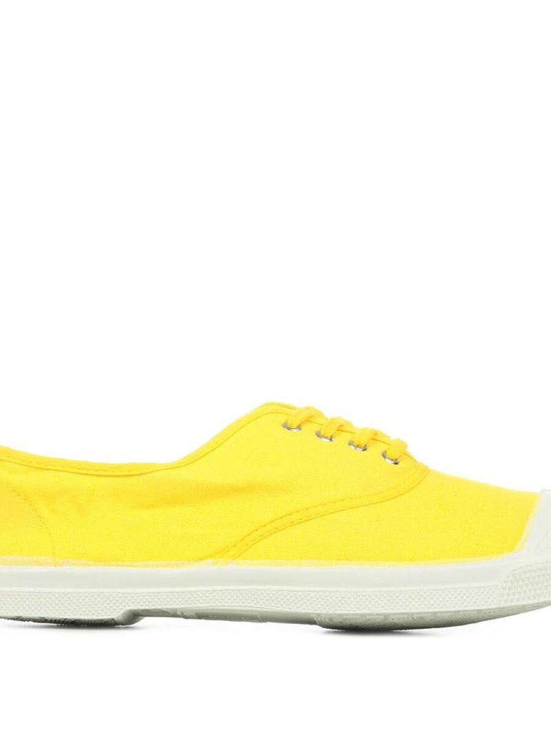 Baskets Bensimon Tennis Lacets Jaune - Kiabi