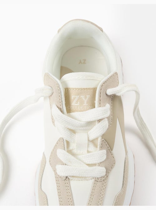 Baskets bi-matière à lacets Superlight Runner - Kiabi