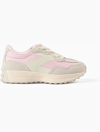 Baskets bi-matière à lacets Superlight Runner
