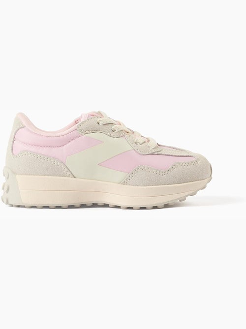 Baskets bi-matière à lacets Superlight Runner - Kiabi