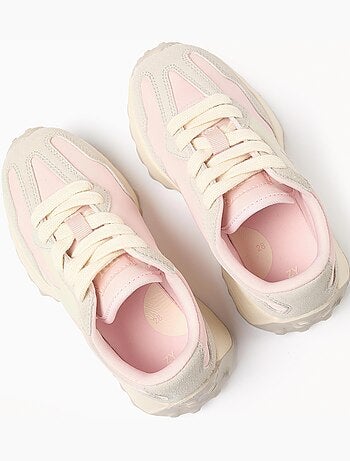 Baskets bi-matière à lacets Superlight Runner
