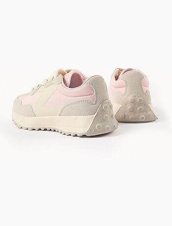 Baskets bi-matière à lacets Superlight Runner