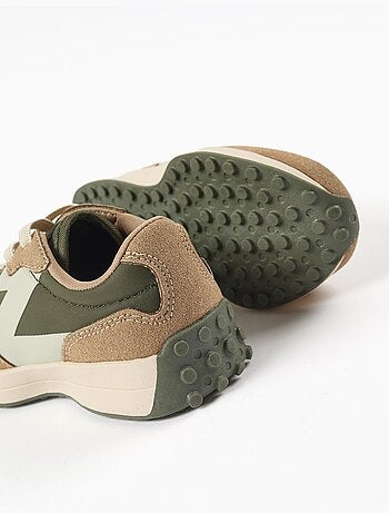 Baskets bi-matière à lacets Superlight Runner