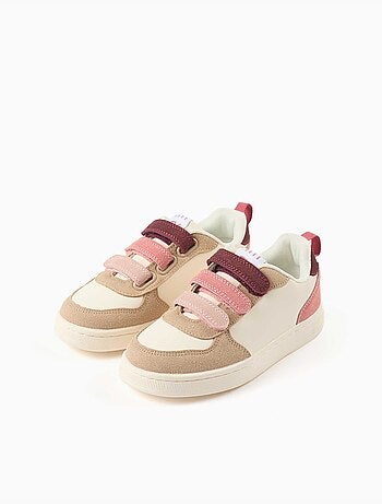 Baskets bi-matière à scratch ZY Move