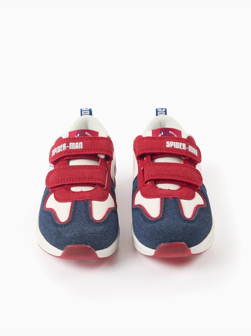 Baskets bi-matière lumineuses avec Spider-Man - Kiabi