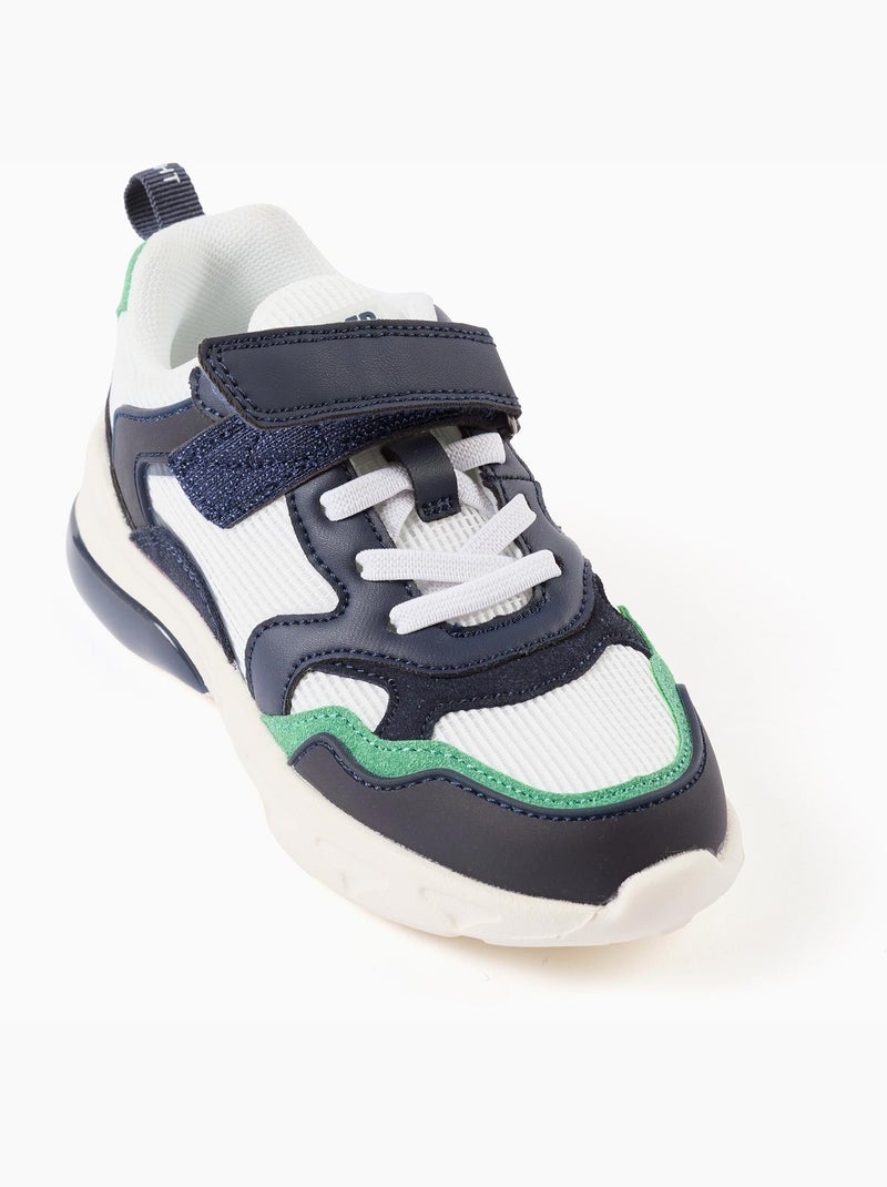 Baskets bi-matière lumineuses Superlight Runner Bleu Bleu - Kiabi
