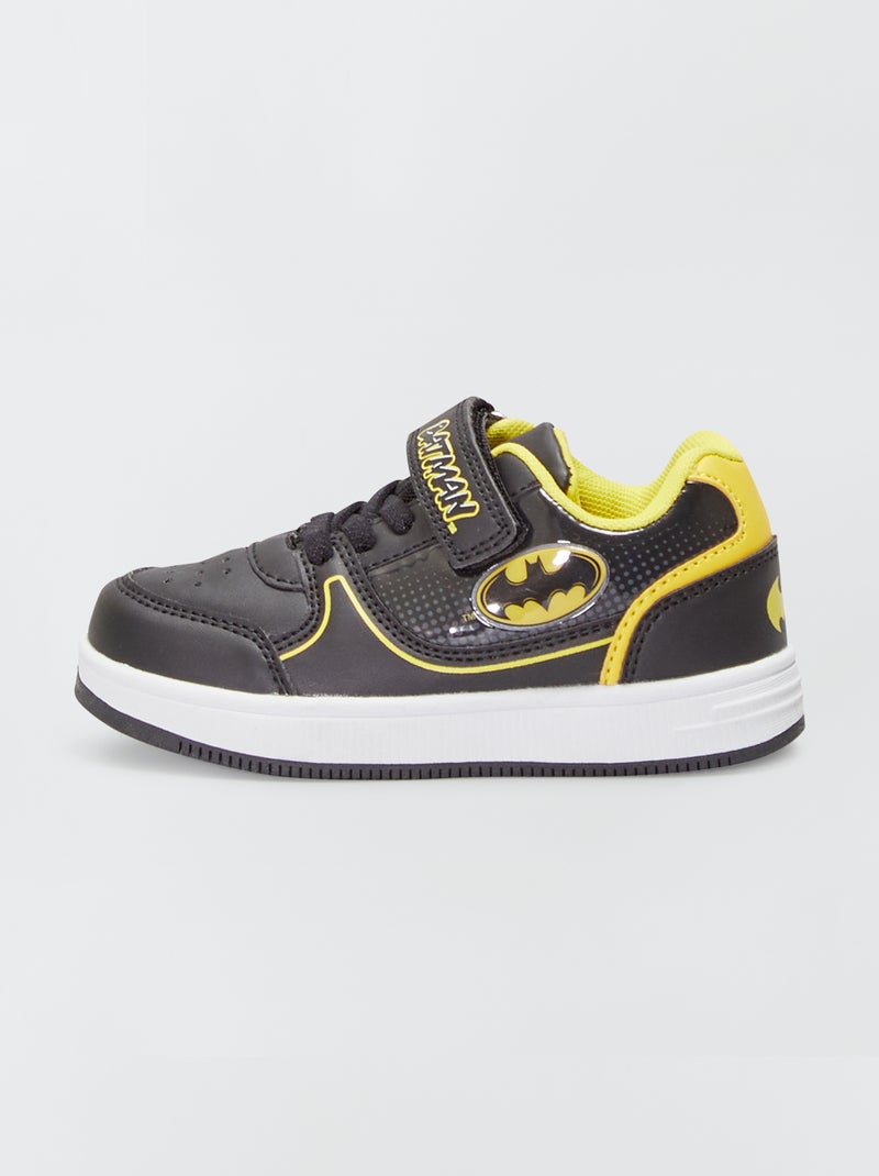 Baskets bicolores 'Batman' Noir/Jaune - Kiabi