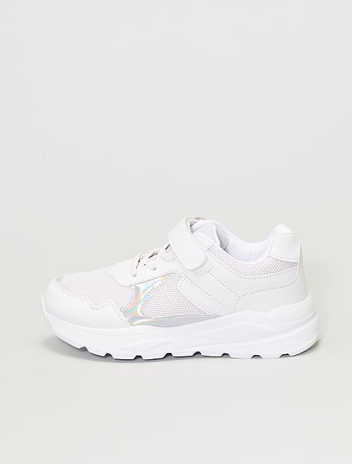 basquette blanche fille
