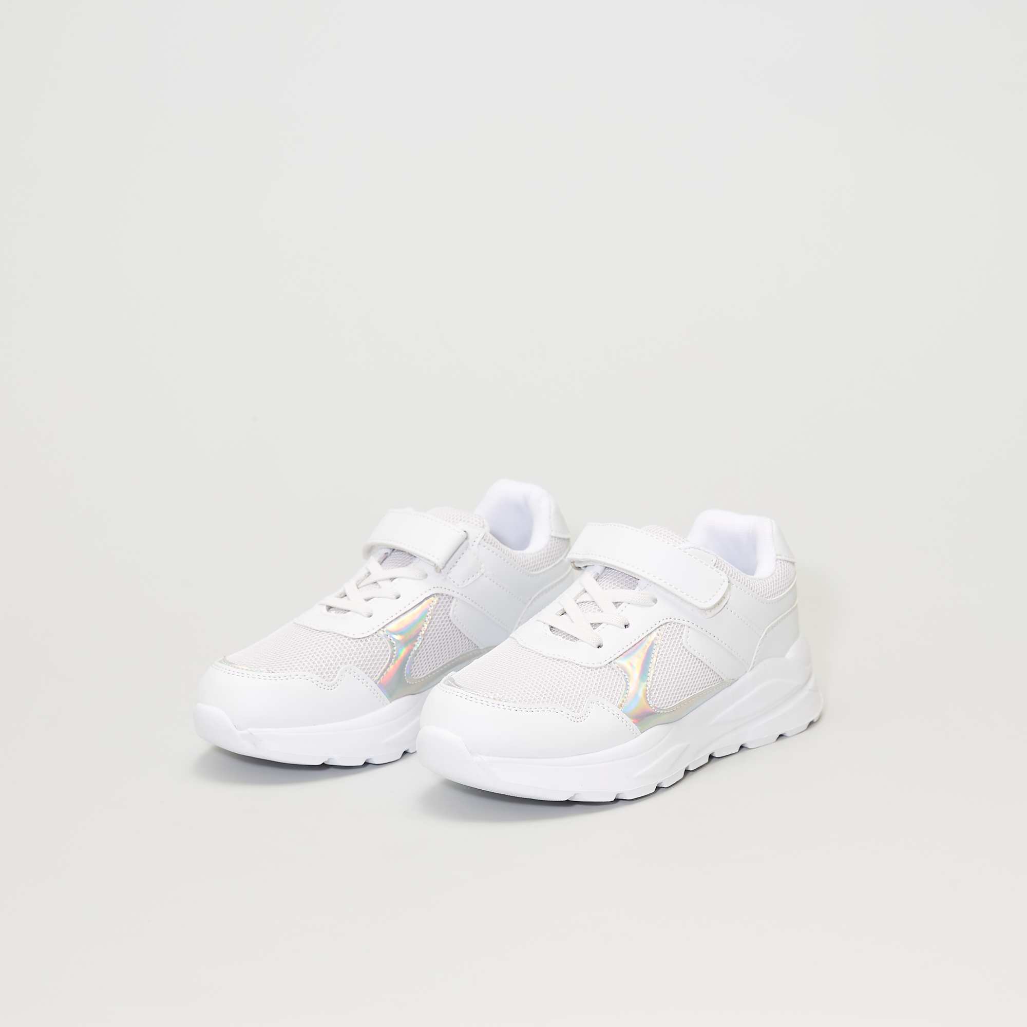 baskets blanches fille