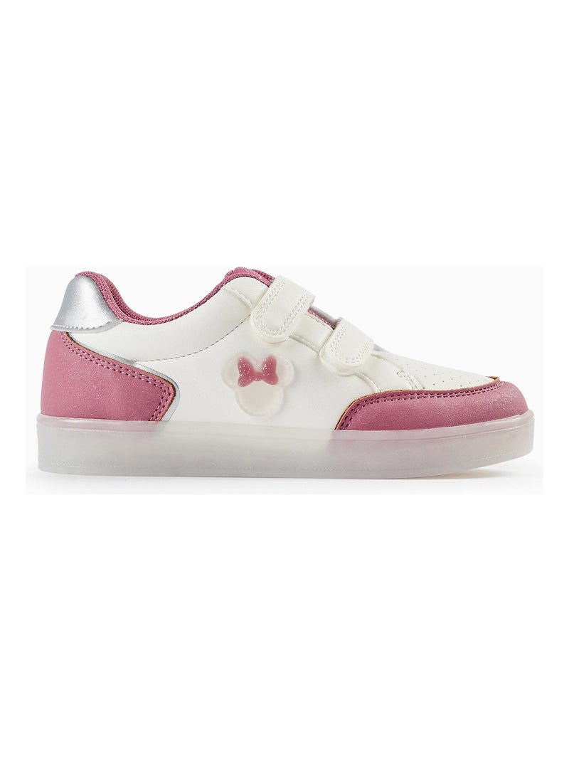 Baskets blanches Disney pour fille MINNIE Rose foncé - Kiabi