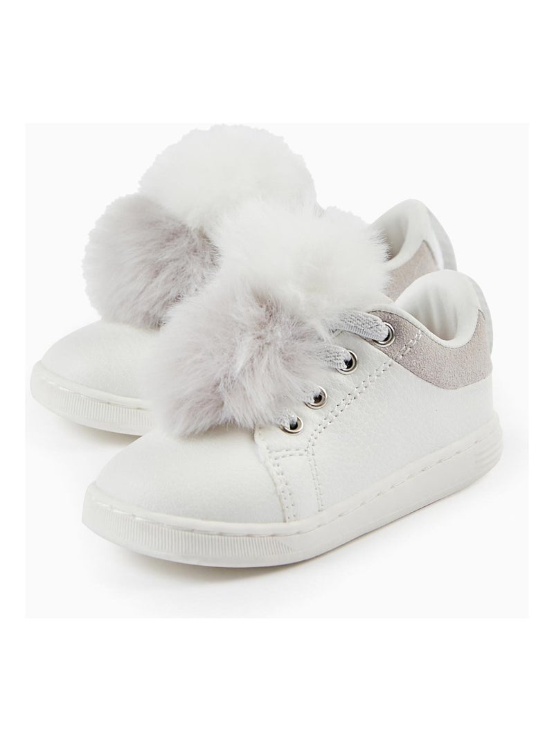 Baskets blanches pour bébé fille TREASURE MOUNTAIN Blanc - Kiabi