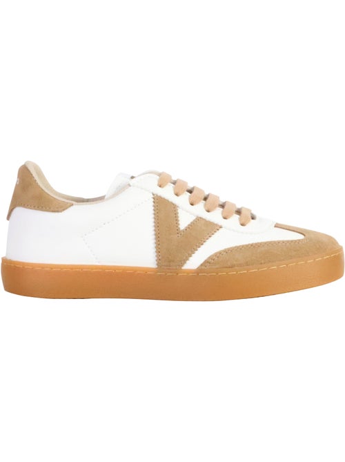 Baskets blanches unisexes - Kiabi