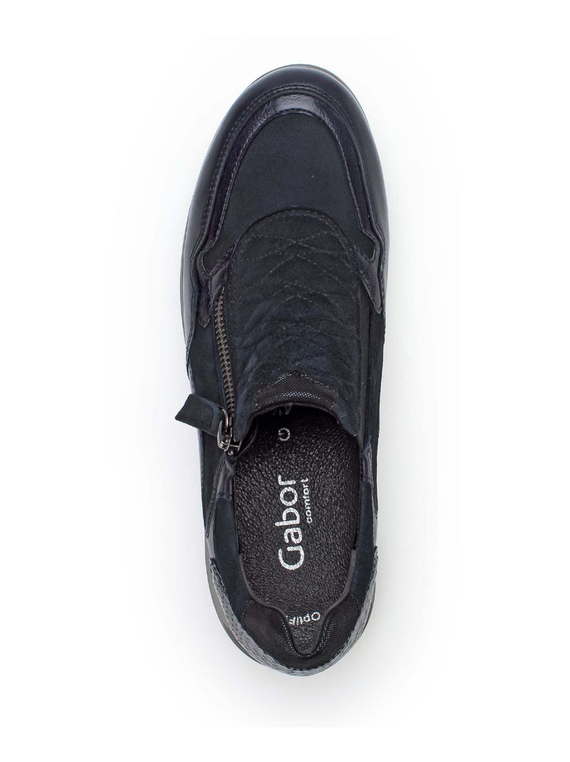 Baskets bleu  en combinaison cuirs Gabor Bleu marine - Kiabi