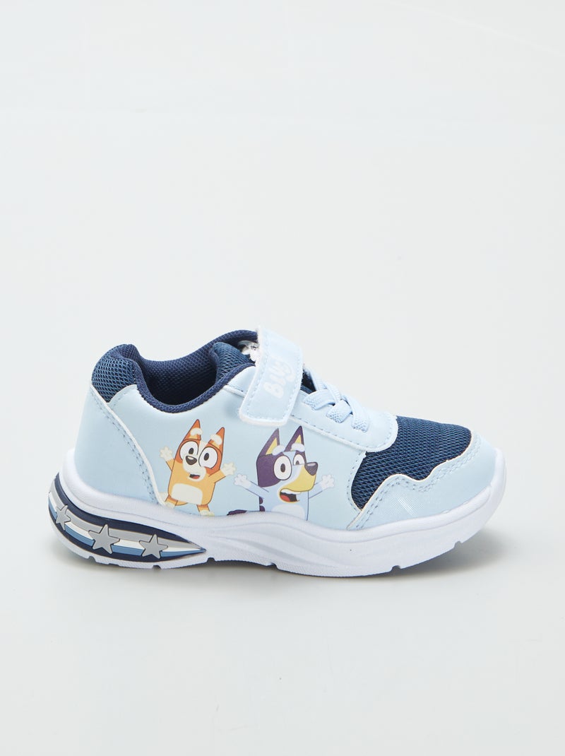 Baskets 'Bluey' lumineuses Bleu - Kiabi