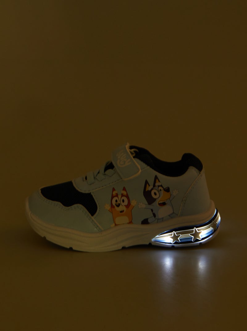 Baskets 'Bluey' lumineuses Bleu - Kiabi