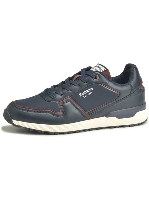 Baskets brams 2 navy bordeaux redskins - Kiabi