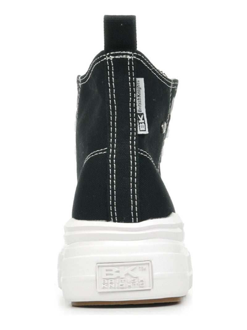 Baskets British Knights Kaya Flow Mid Noir Blanc - Kiabi