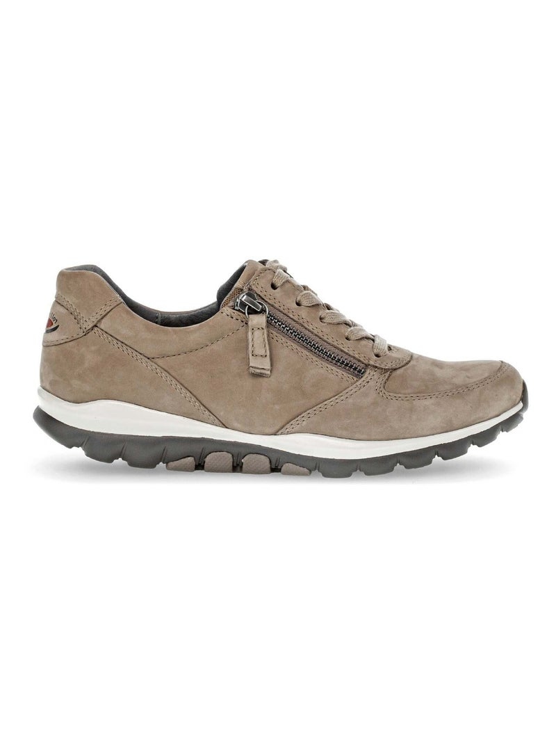 Baskets brunes en nubuck Gabor Beige - Kiabi