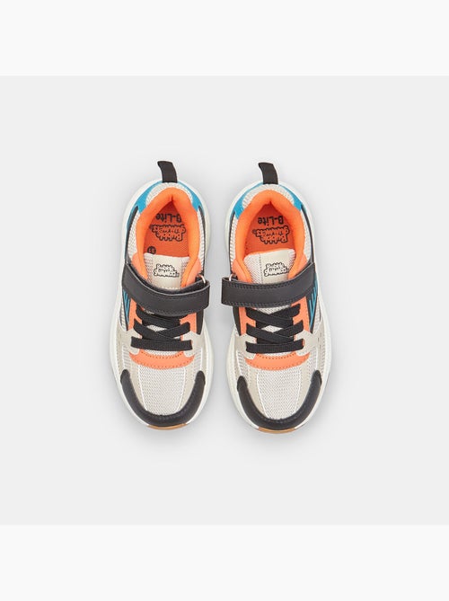 Baskets Bubblegummers avec bride velcro - Kiabi