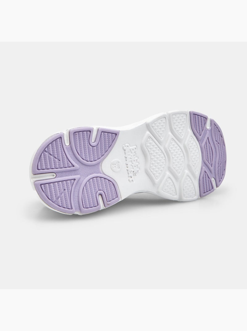 Baskets Bubblegummers avec bride velcro Blanc - Kiabi