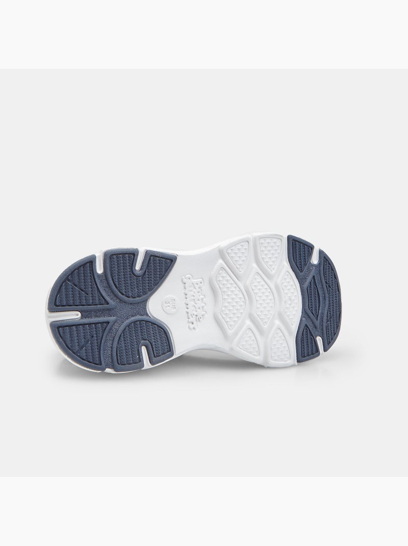 Baskets Bubblegummers avec bride velcro Bleu - Kiabi