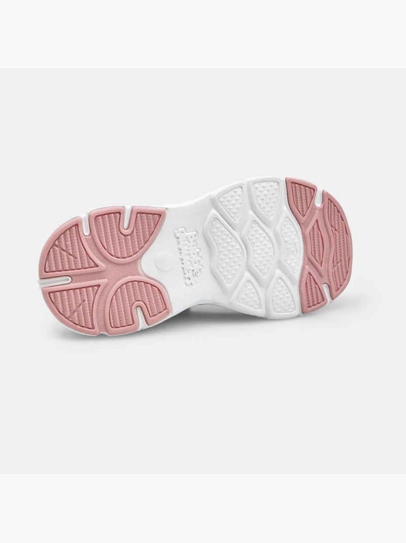 Baskets Bubblegummers avec bride velcro Rose - Kiabi