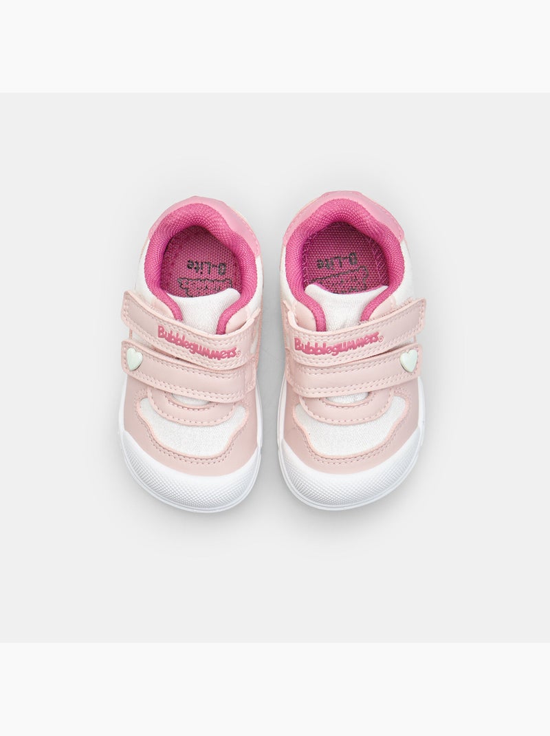 Baskets Bubblegummers avec bride velcro Rose - Kiabi