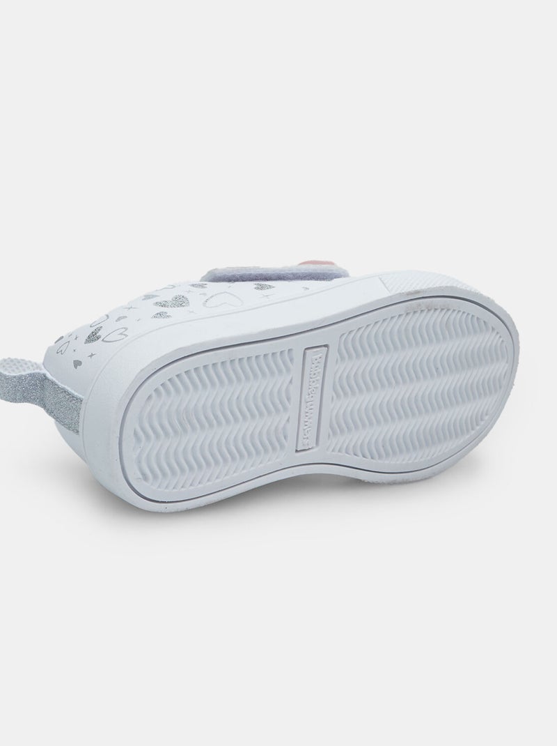 Baskets Bubblegummers confortables Blanc - Kiabi