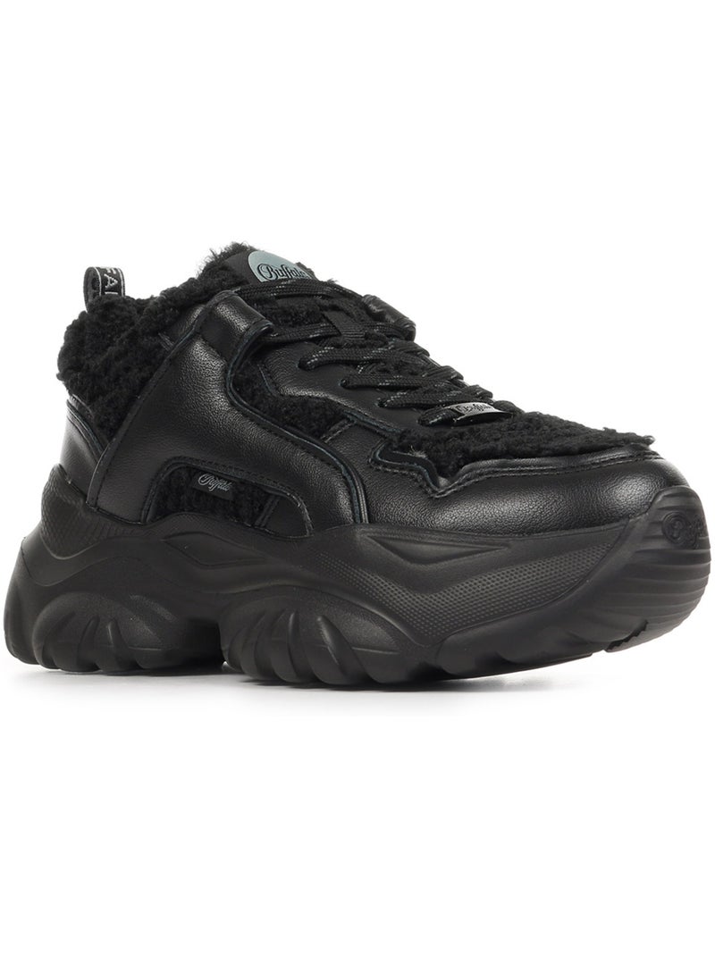 Baskets buffalo bliss warm Noir - Kiabi