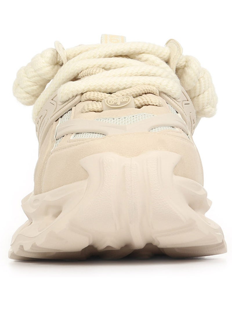 Baskets buffalo malaga lace Beige - Kiabi