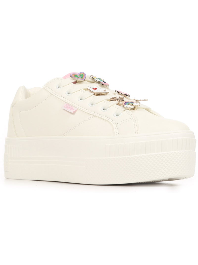 Baskets Buffalo Paired Blanc Multicolore - Kiabi