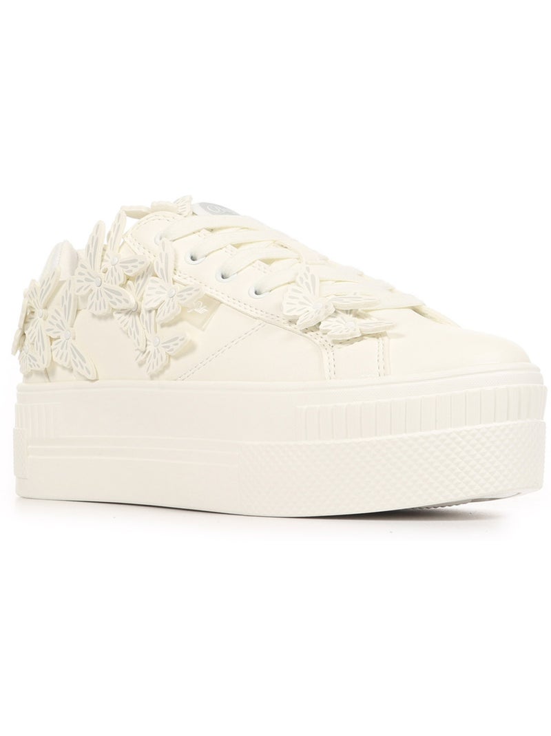 Baskets Buffalo Paired butterfly Blanc - Kiabi