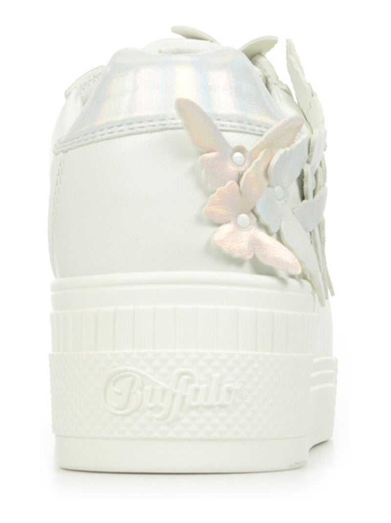 Baskets Buffalo Paired Butterfly Blanc Rose - Kiabi
