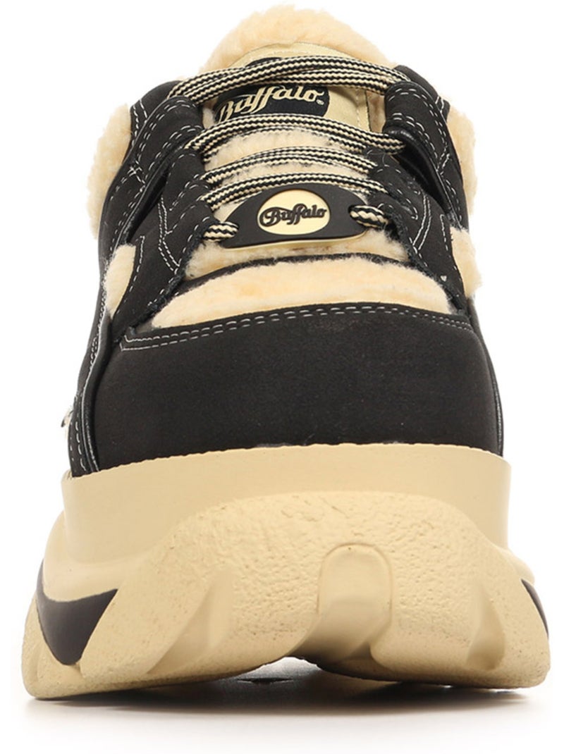 Baskets buffalo rev warm Noir Beige - Kiabi