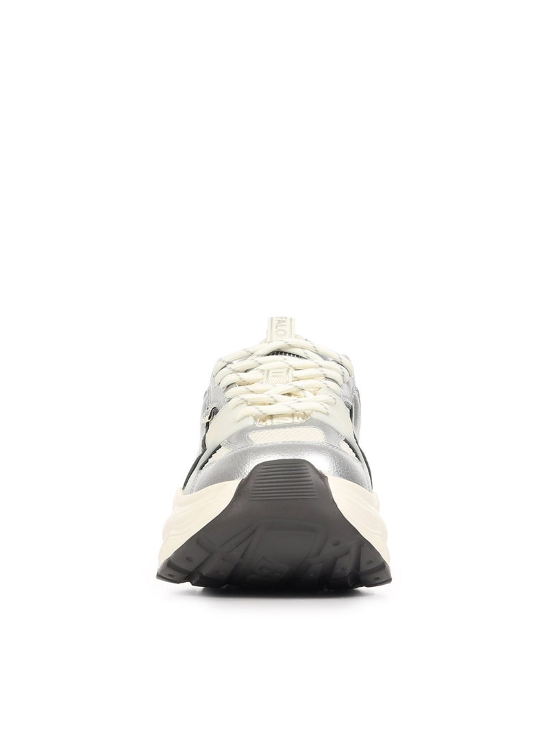 Baskets Buffalo Yuno One Vegan Nappa/Mesh Blanc Gris - Kiabi