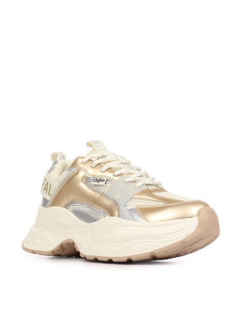 Baskets Buffalo Yuno One Vegan Nappa/Mesh - Kiabi Baskets Buffalo Yuno One Vegan Nappa/Mesh - Kiabi