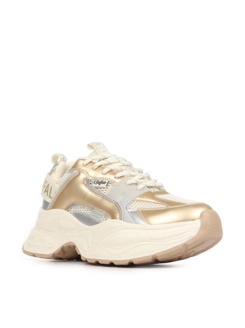 Baskets Buffalo Yuno One Vegan Nappa/Mesh Blanc - Kiabi