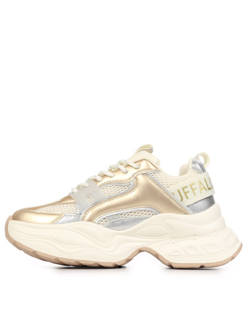 Baskets Buffalo Yuno One Vegan Nappa/Mesh Blanc - Kiabi