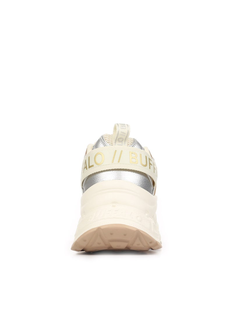 Baskets Buffalo Yuno One Vegan Nappa/Mesh Blanc - Kiabi