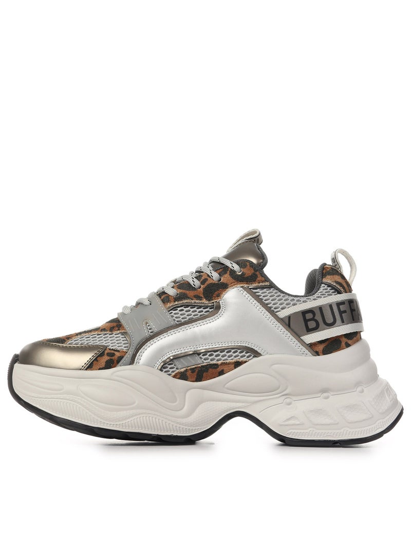 Baskets Buffalo Yuno One Vegan Nappa/Mesh Gris - Kiabi