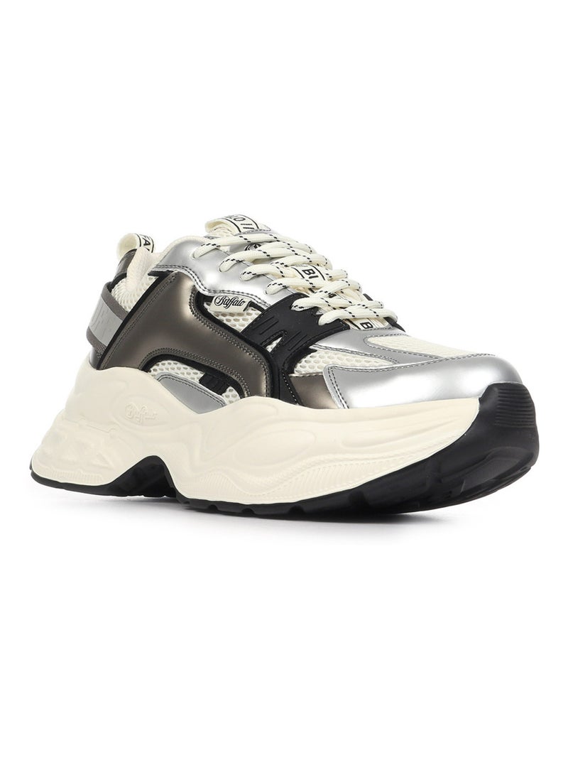 Baskets Buffalo Yuno Vegan Nappa Blanc - Kiabi