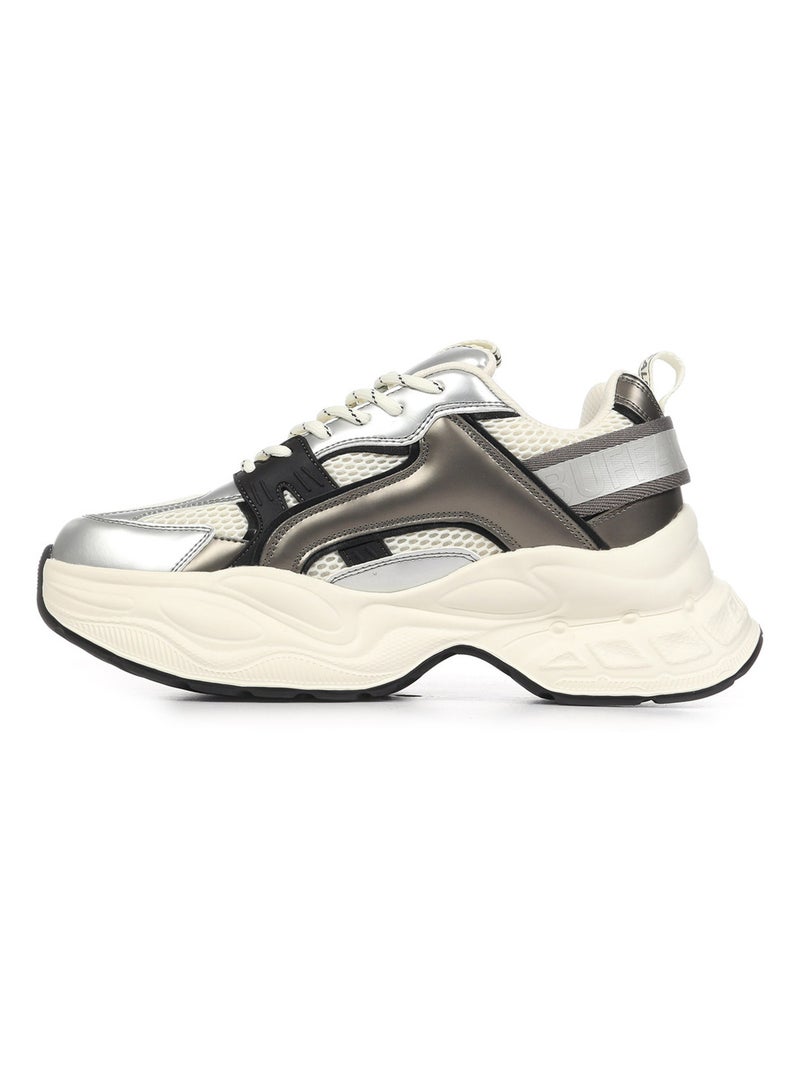 Baskets Buffalo Yuno Vegan Nappa Blanc - Kiabi