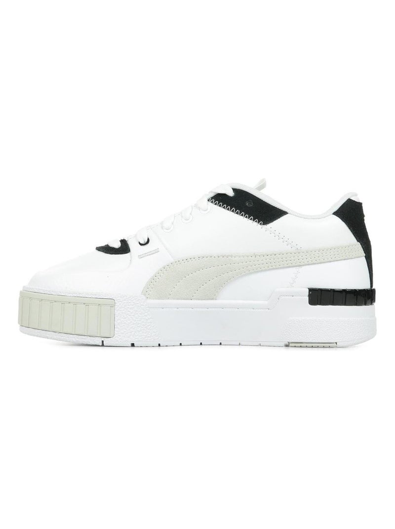 Baskets Cali Sport Mix Blanc - Kiabi